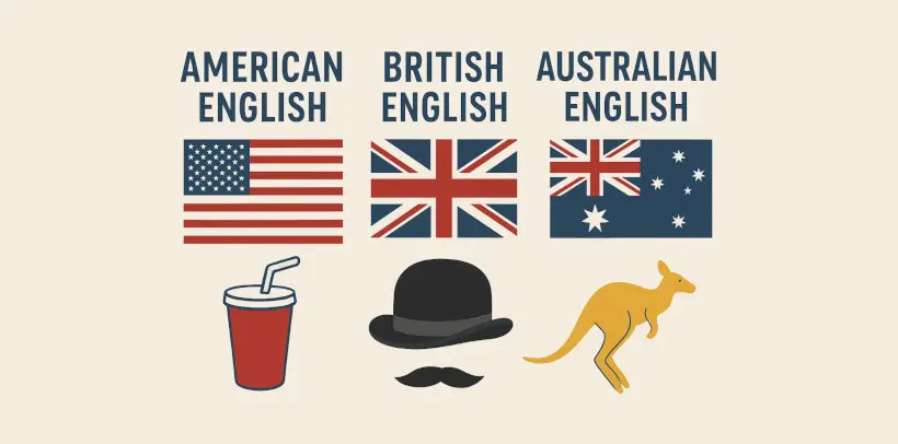 Amerikanisches, britisches und australisches Englisch: Was ist der Unterschied?